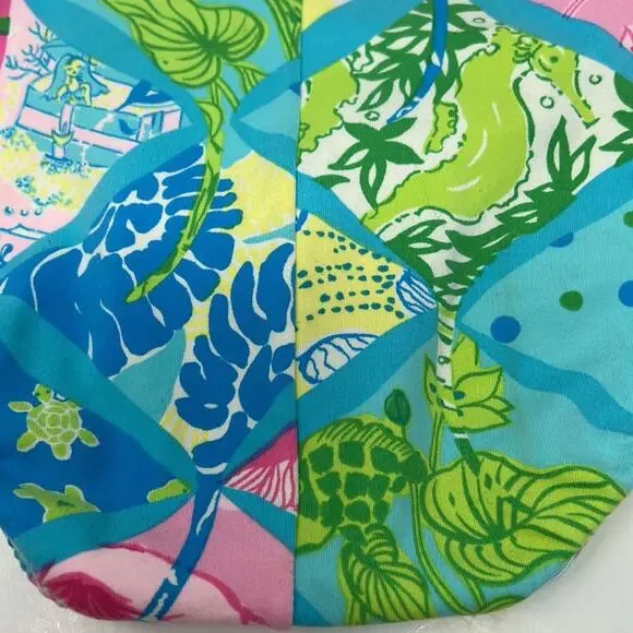 Lily Pulitzer Women's Blue & Pink Print 1 Piece Swimsuit Size Small - Picture 11 of 11